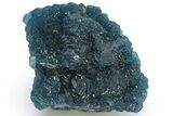 Blue, Cubic/Octahedral Fluorite Encrusted Quartz - Inner Mongolia #224794-1
